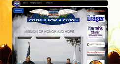 Desktop Screenshot of code3foracure.org